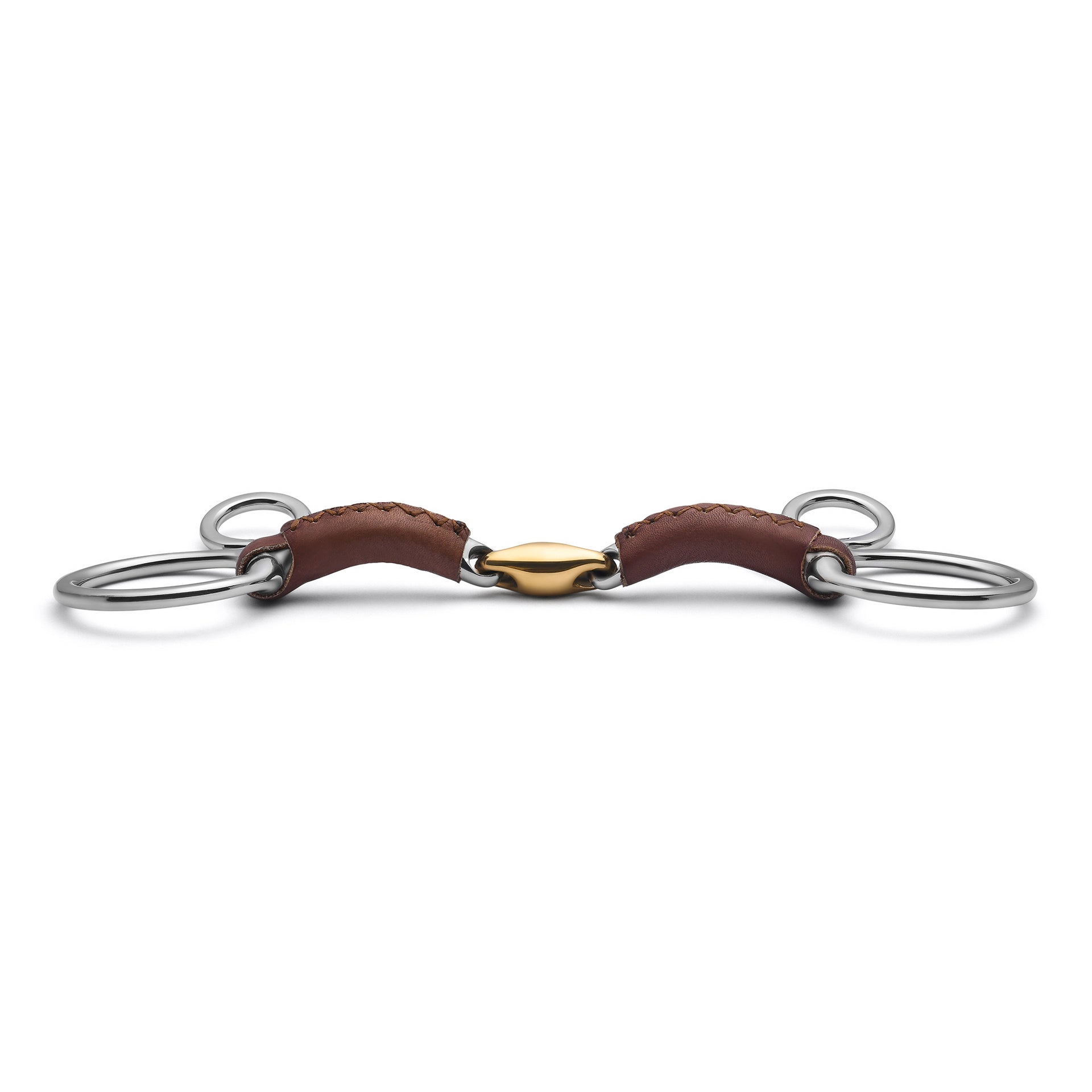Baucher Lozenge Leather Covered Snaffle