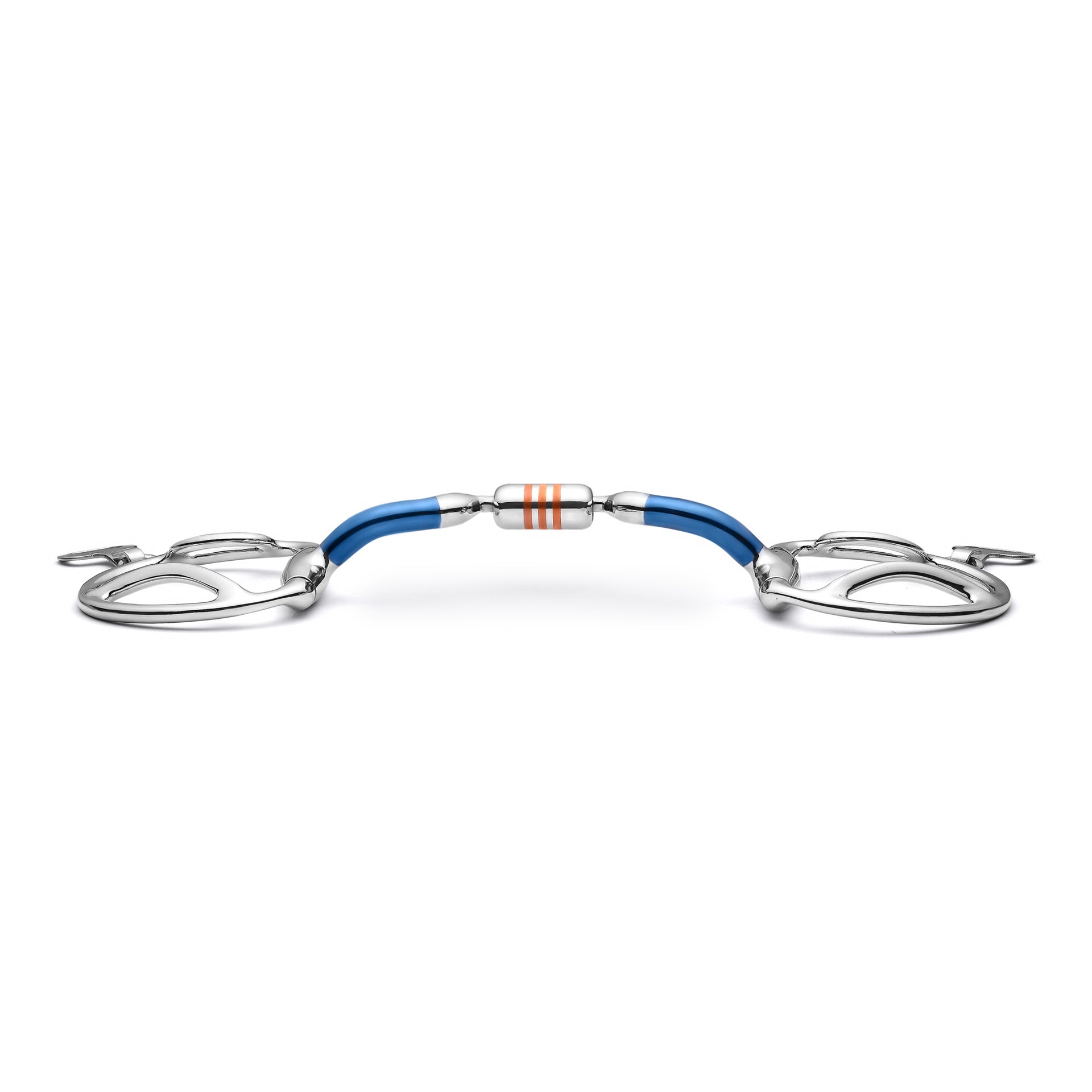 Slotted D-Ring Low Port Capsule Sweet Iron Snaffle