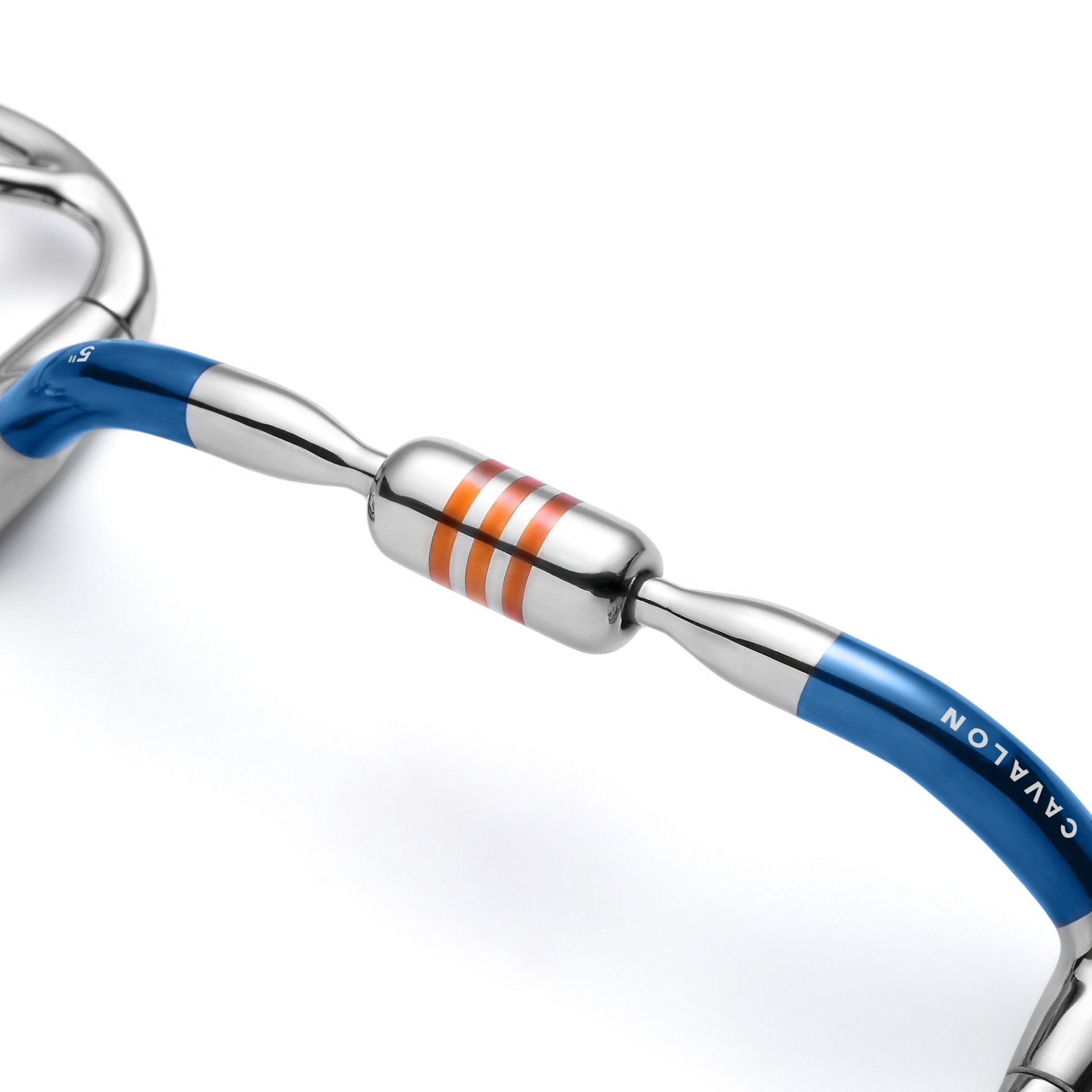 Slotted D-Ring Capsule Sweet Iron Snaffle