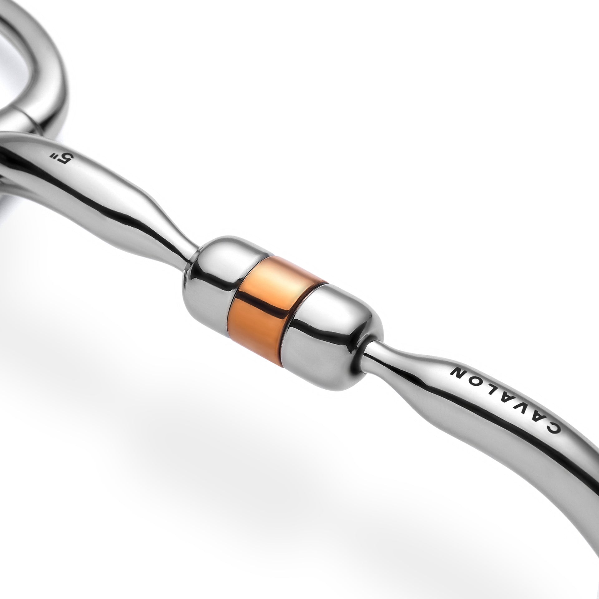 Eggbutt Capsule Copper Roller Snaffle