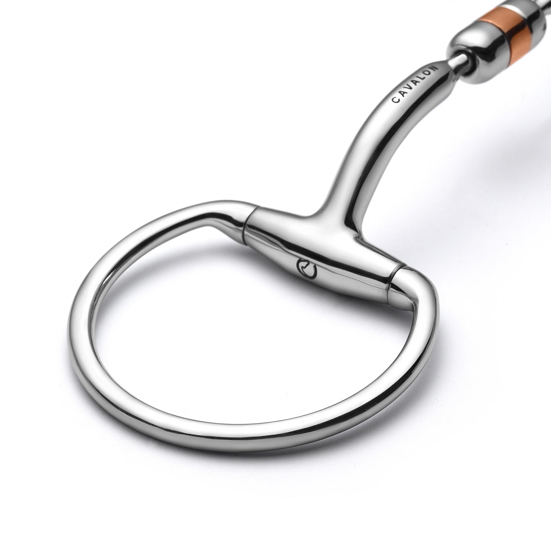 Eggbutt Capsule Copper Roller Snaffle