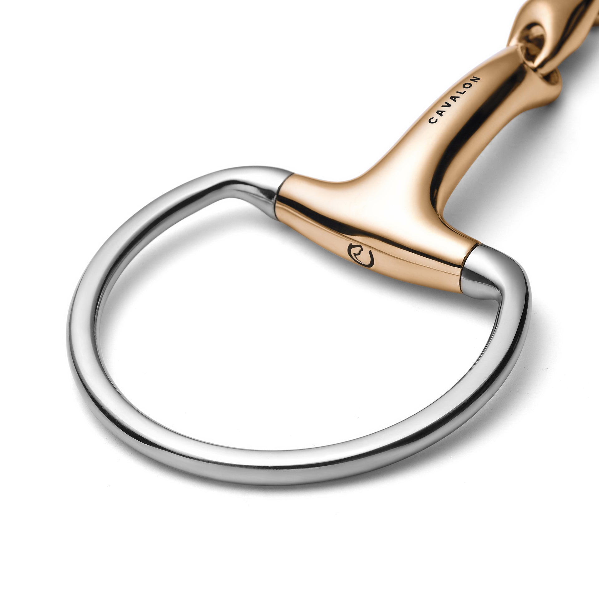 Eggbutt Lozenge Savor Gold Snaffle