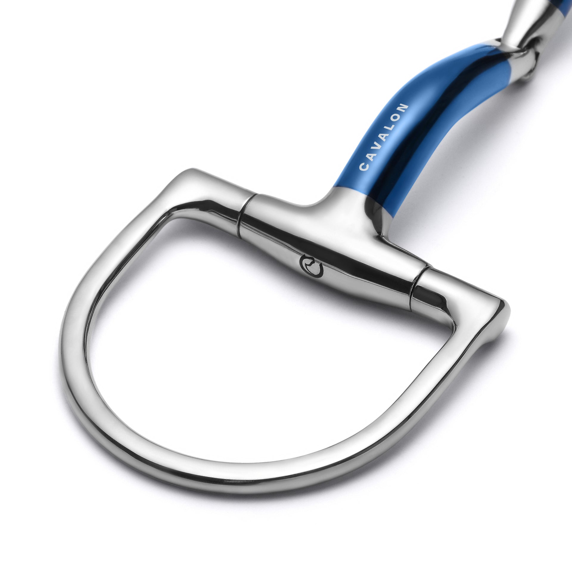 Hunter D-Ring Locking Single Joint Sweet Iron Snaffle