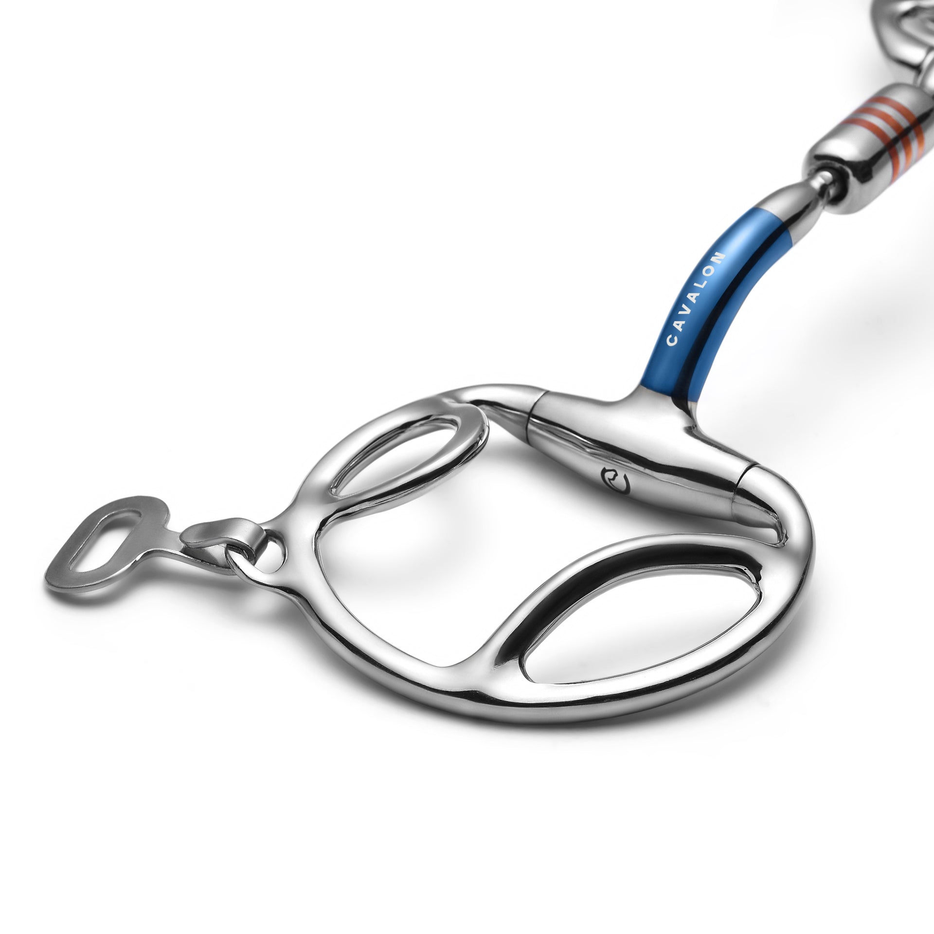 Slotted D-Ring Capsule Sweet Iron Snaffle