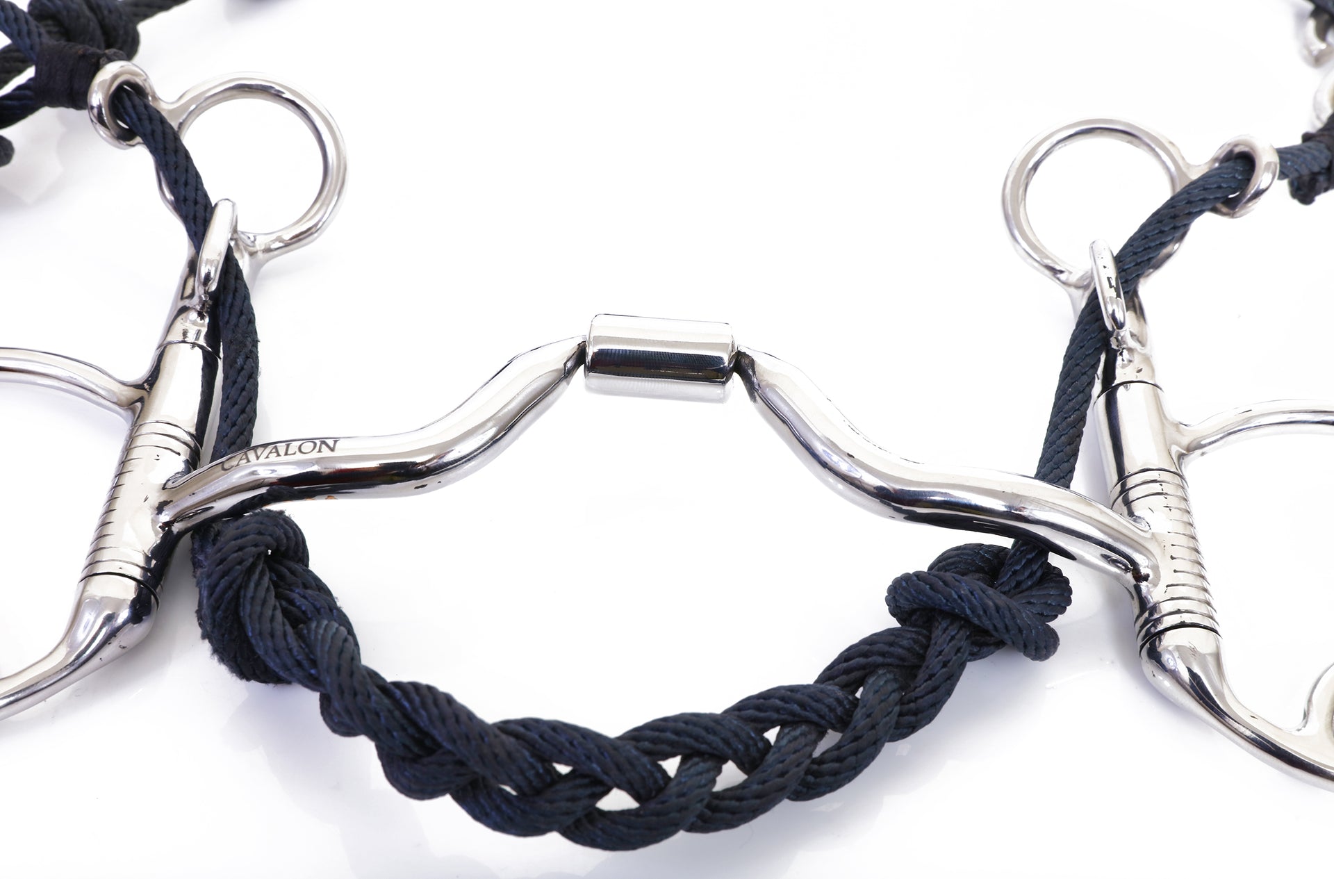 Baucher Low Port Barrel Snaffle with Noseband