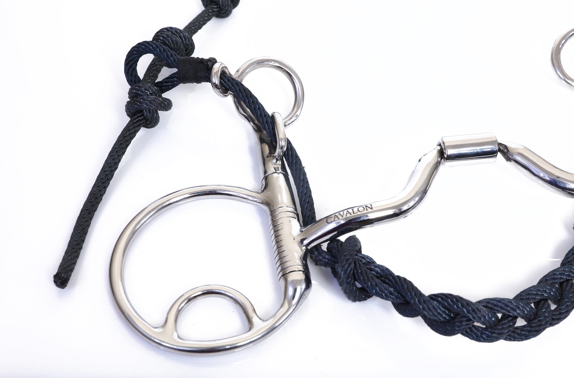 Baucher Low Port Barrel Snaffle with Noseband