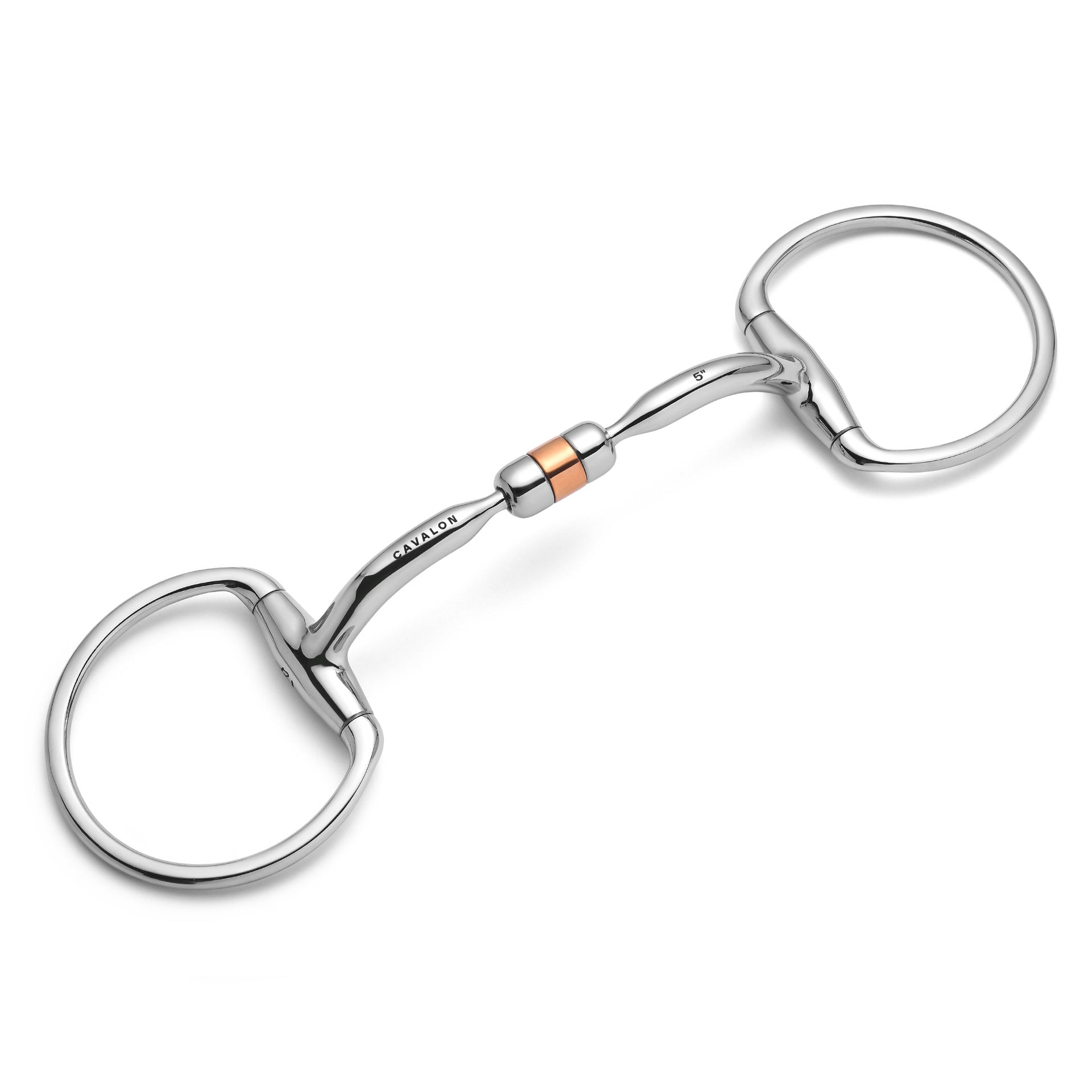 Eggbutt Capsule Copper Roller Snaffle