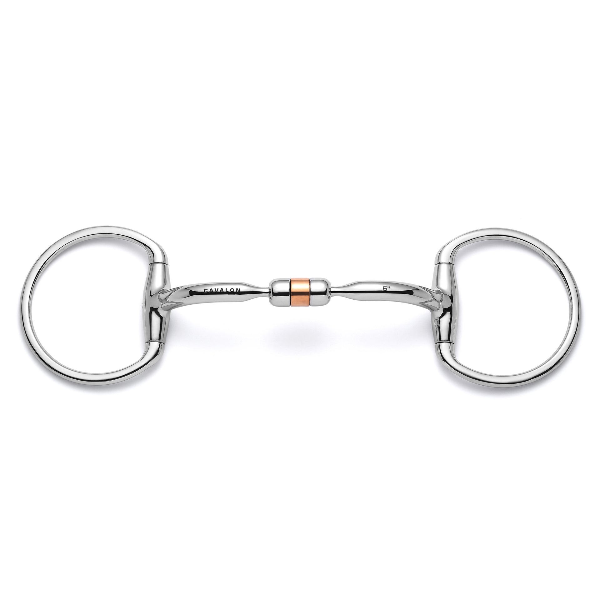 Eggbutt Capsule Copper Roller Snaffle