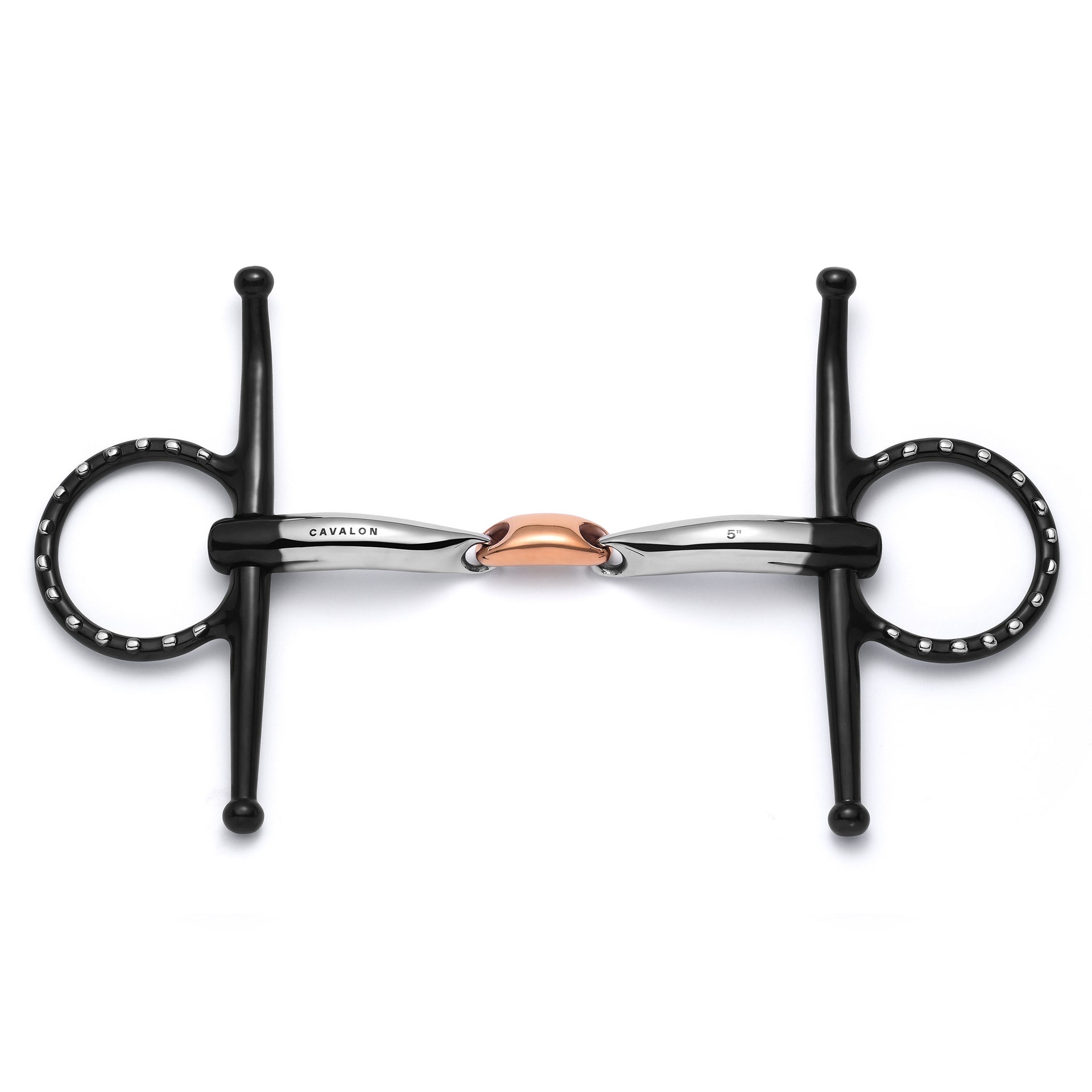 Full Cheek Lozenge Silver Dotted Snaffle