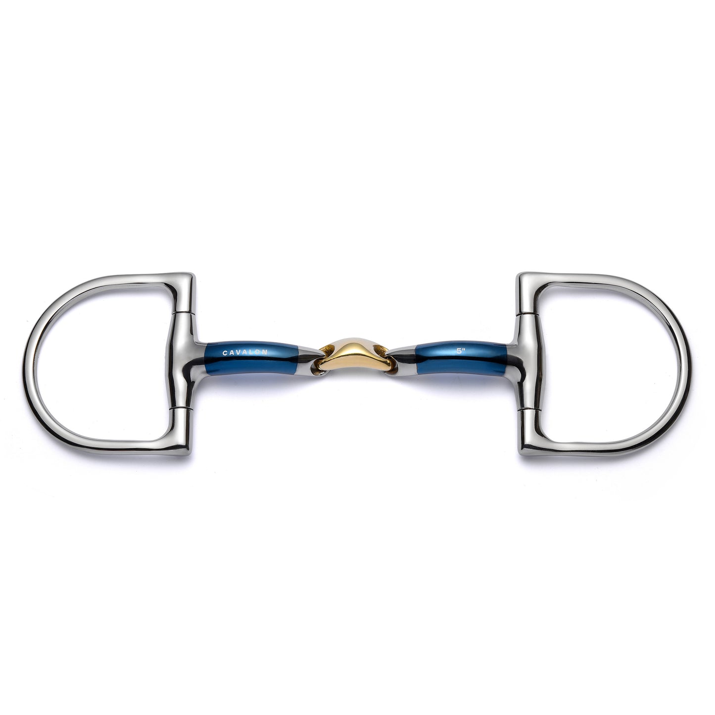 Cavalon Hunter D-Ring Lozenge Sweet Iron Snaffle Bit