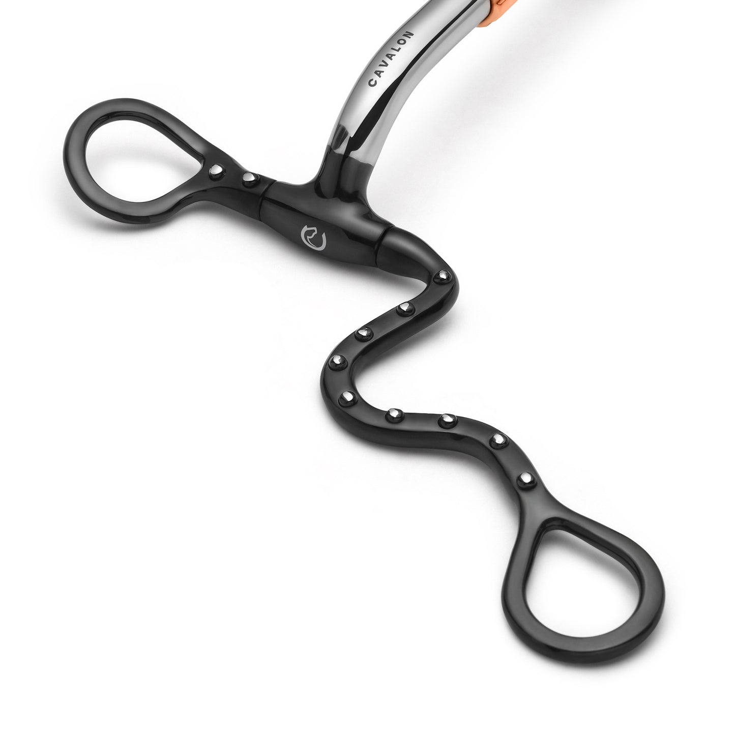 S Shank Pivot Cricket Roller Silver Dotted Curb