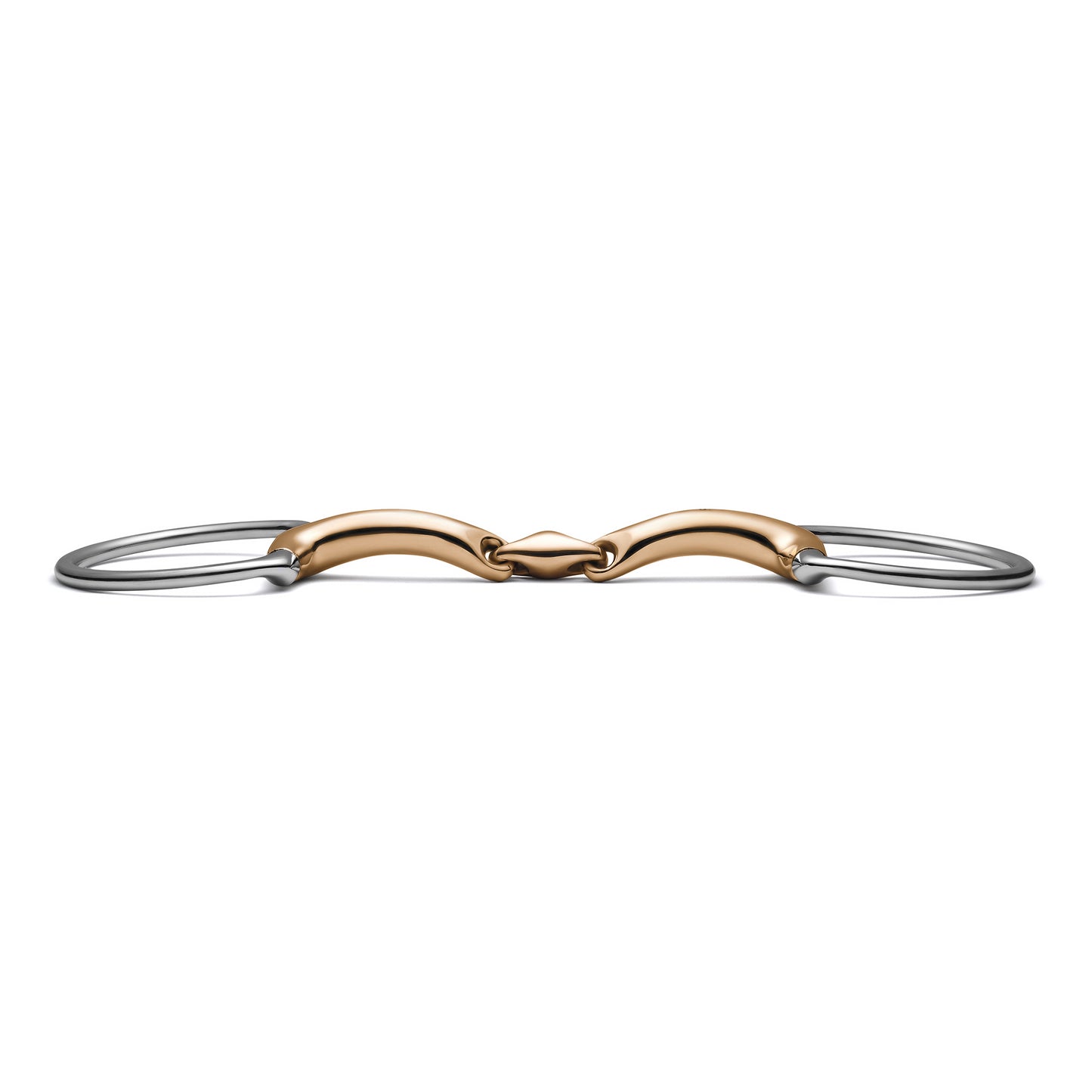 Eggbutt Lozenge Savor Gold Snaffle