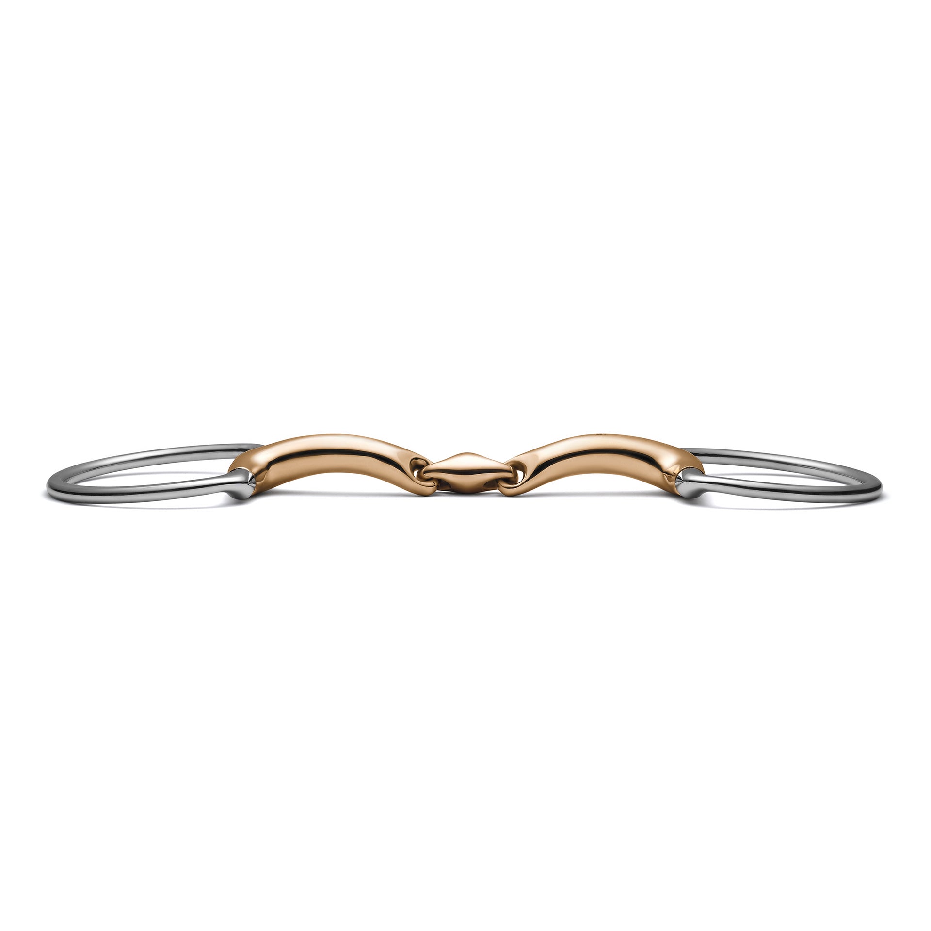 Eggbutt Lozenge Savor Gold Snaffle