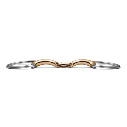 Eggbutt Lozenge Savor Gold Snaffle