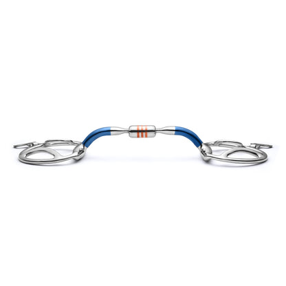 Slotted D-Ring Capsule Sweet Iron Snaffle