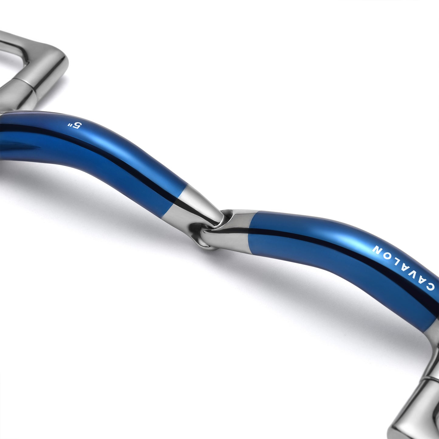 Hunter D-Ring Locking Single Joint Sweet Iron Snaffle