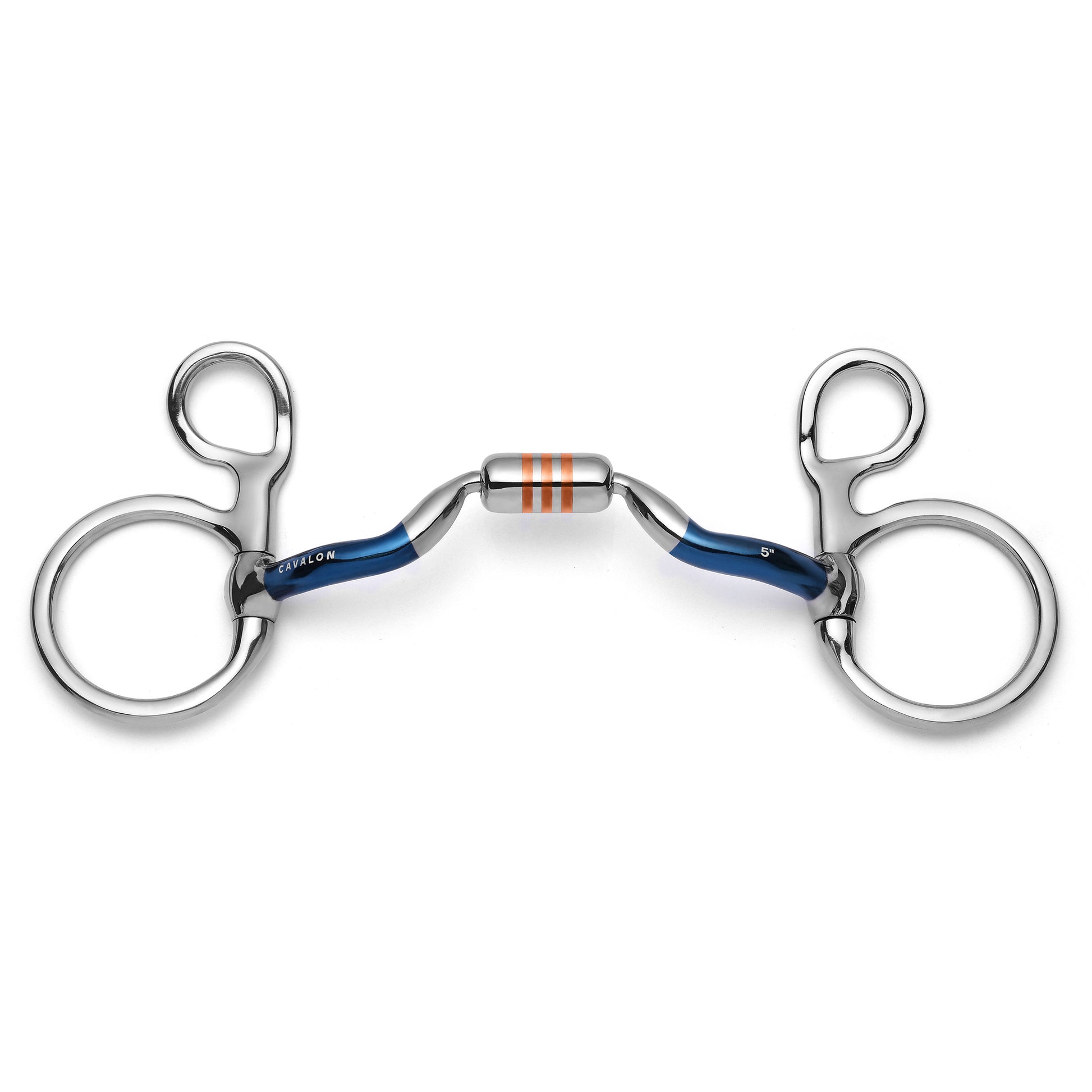 Cavalon Baucher Low Port Capsule Sweet Iron Snaffle Bit