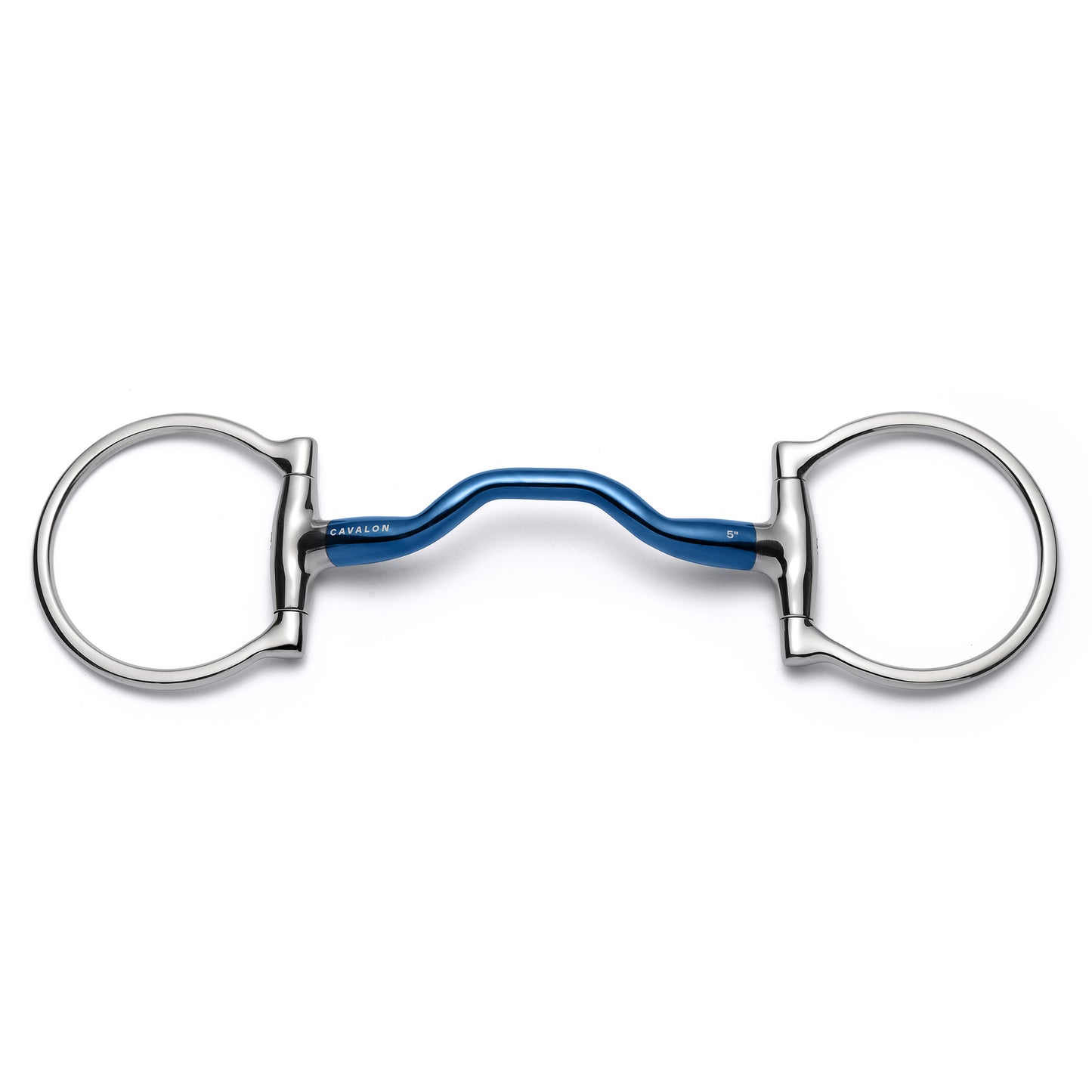 Cavalon D-Ring Low Port Mullen Sweet Iron Snaffle Bit