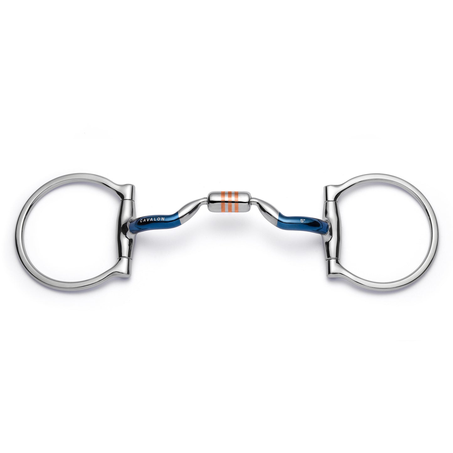 Cavalon D-Ring Low Port Capsule Sweet Iron Snaffle Bit