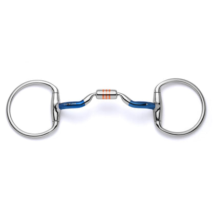 Cavalon Eggbutt Low Port Capsule Sweet Iron Snaffle Bit