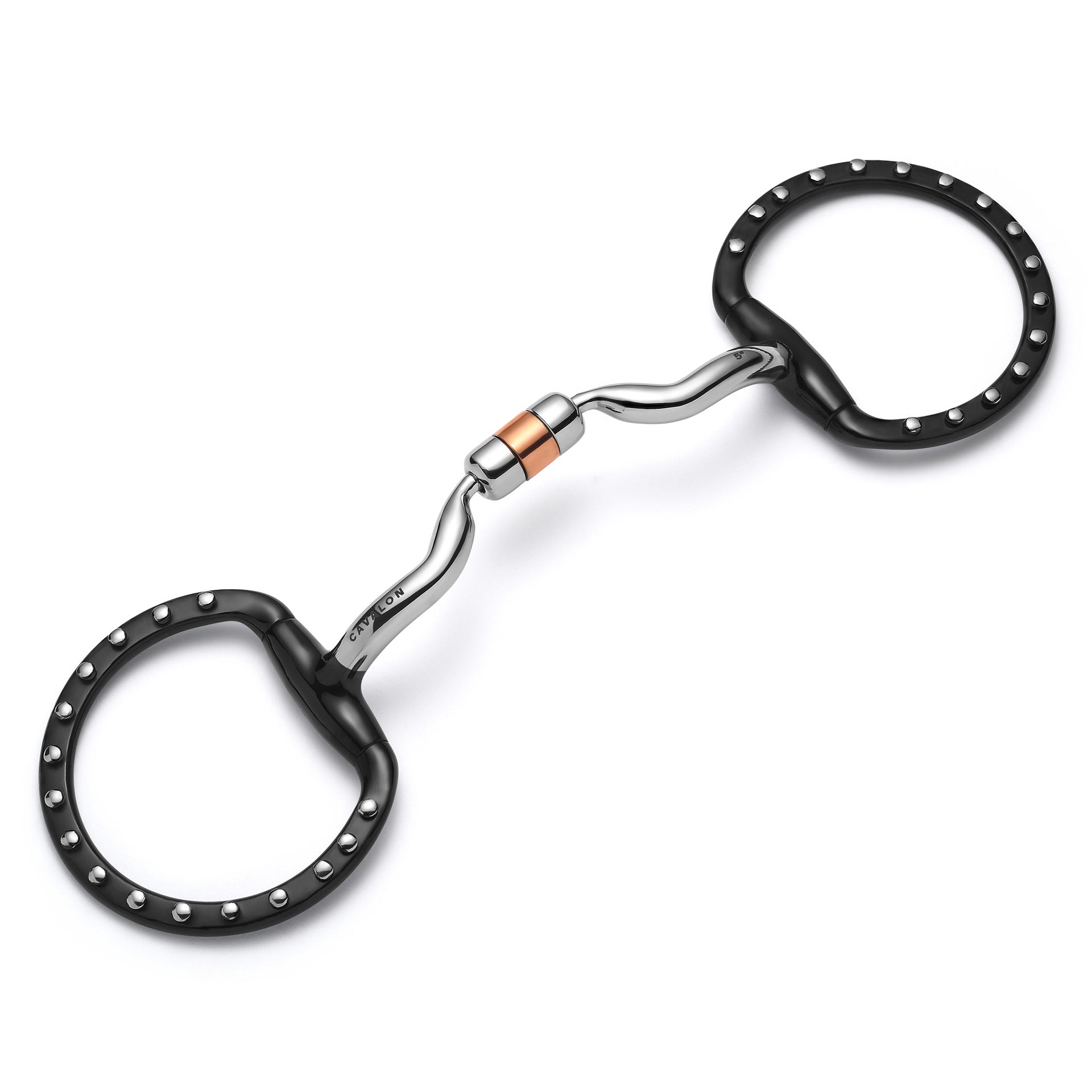 Eggbutt Low Port Capsule Silver Dotted Snaffle