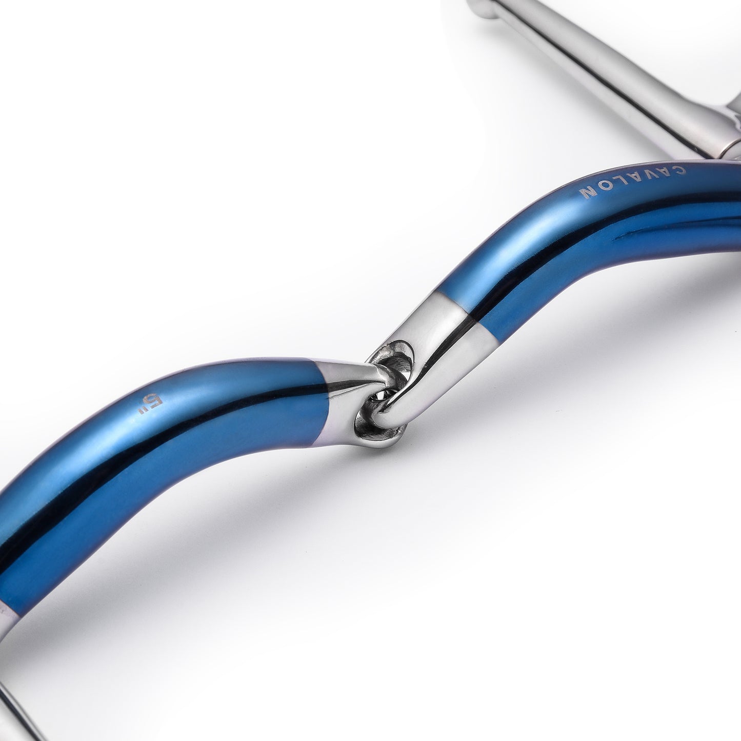 Full Cheek Locking Single Joint Sweet Iron Snaffle