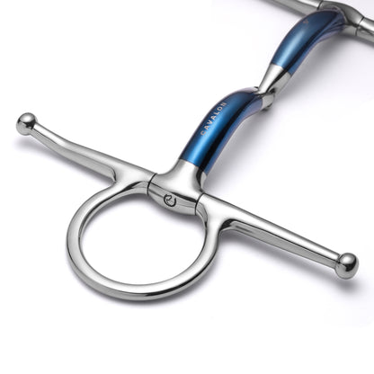 Full Cheek Locking Single Joint Sweet Iron Snaffle
