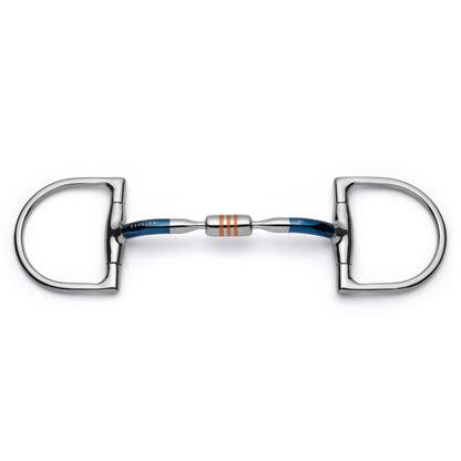 Cavalon Hunter D-Ring Capsule Sweet Iron Snaffle Bit 