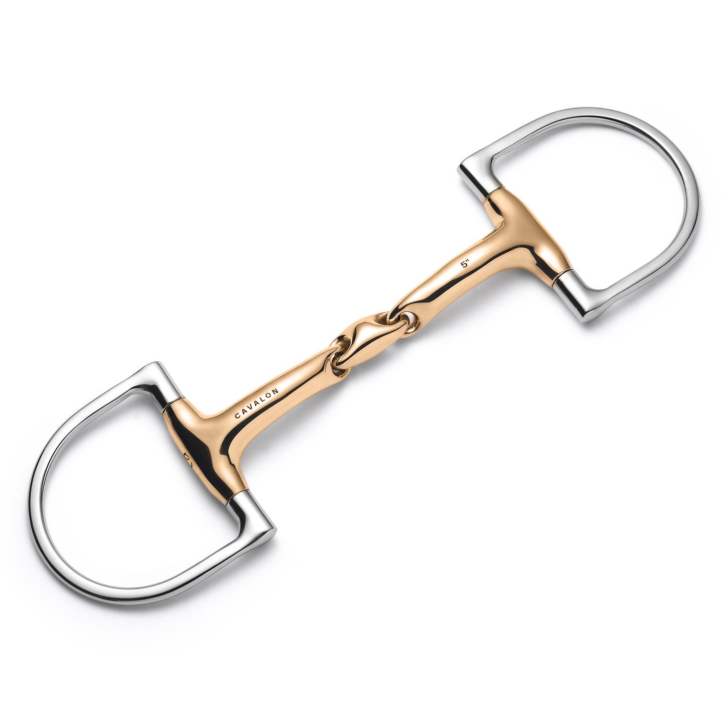 Hunter D-Ring Lozenge Savor Gold Snaffle