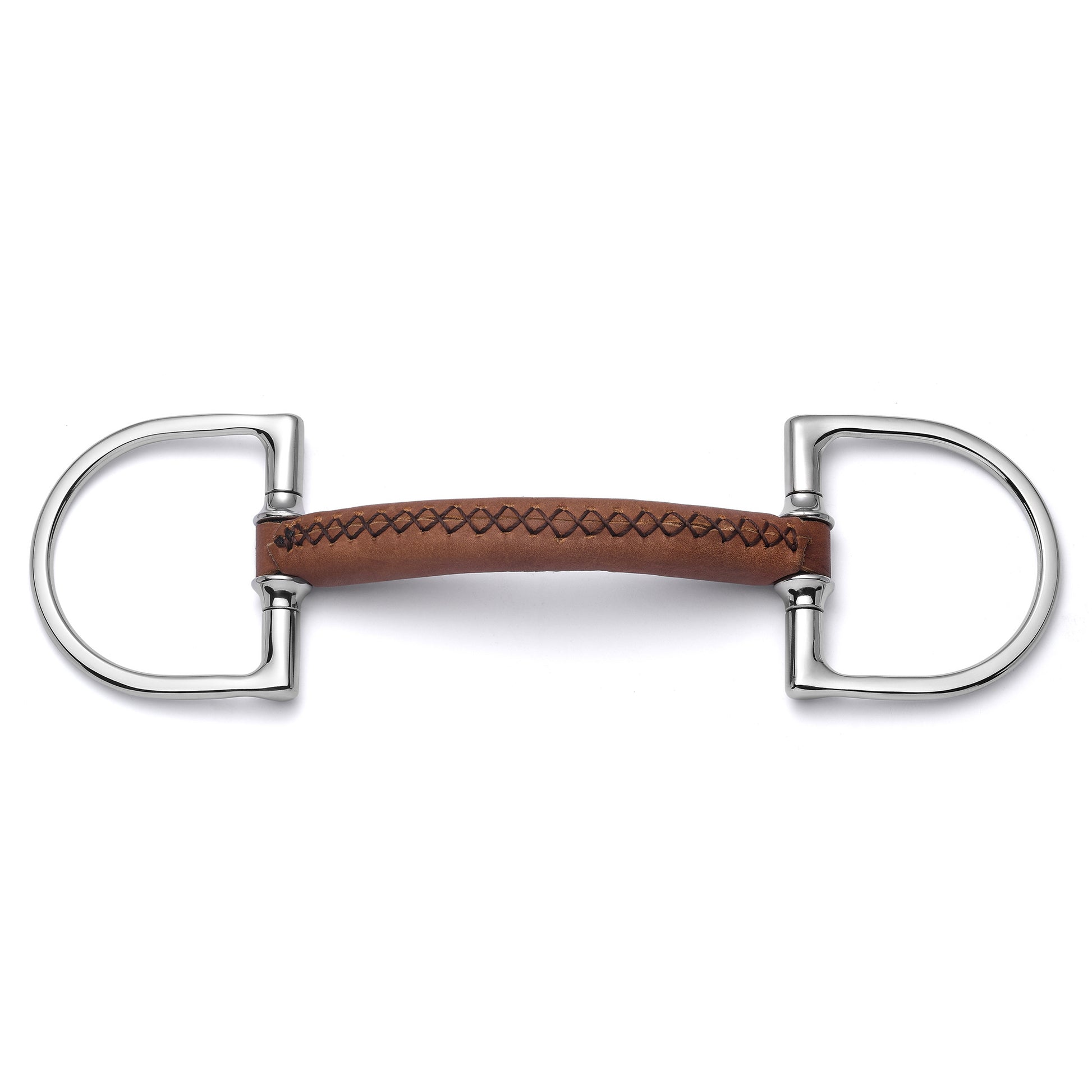 Cavalon Hunter D-Ring Soft Leather Snaffle Bit