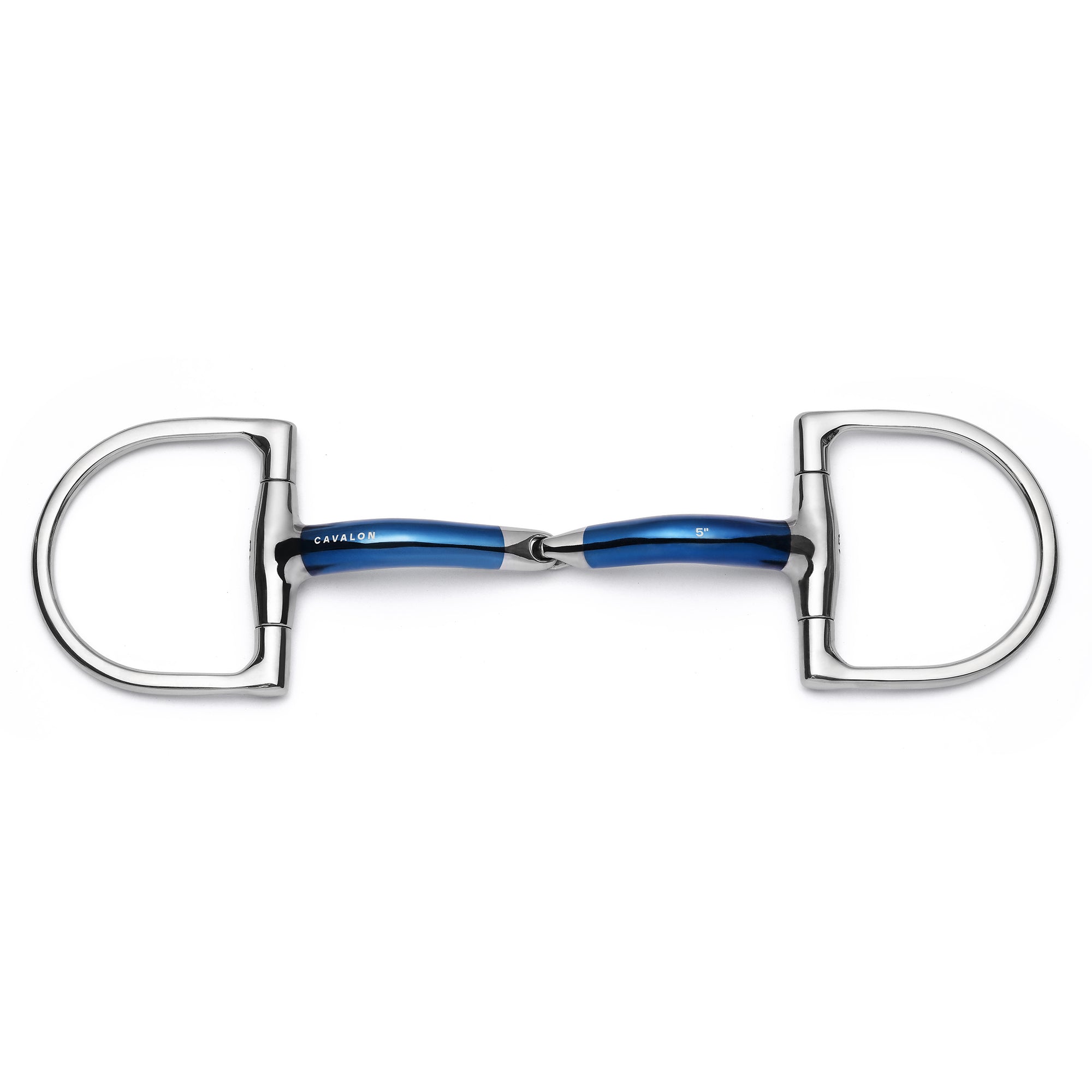 Hunter D-Ring Locking Single Joint Sweet Iron Snaffle