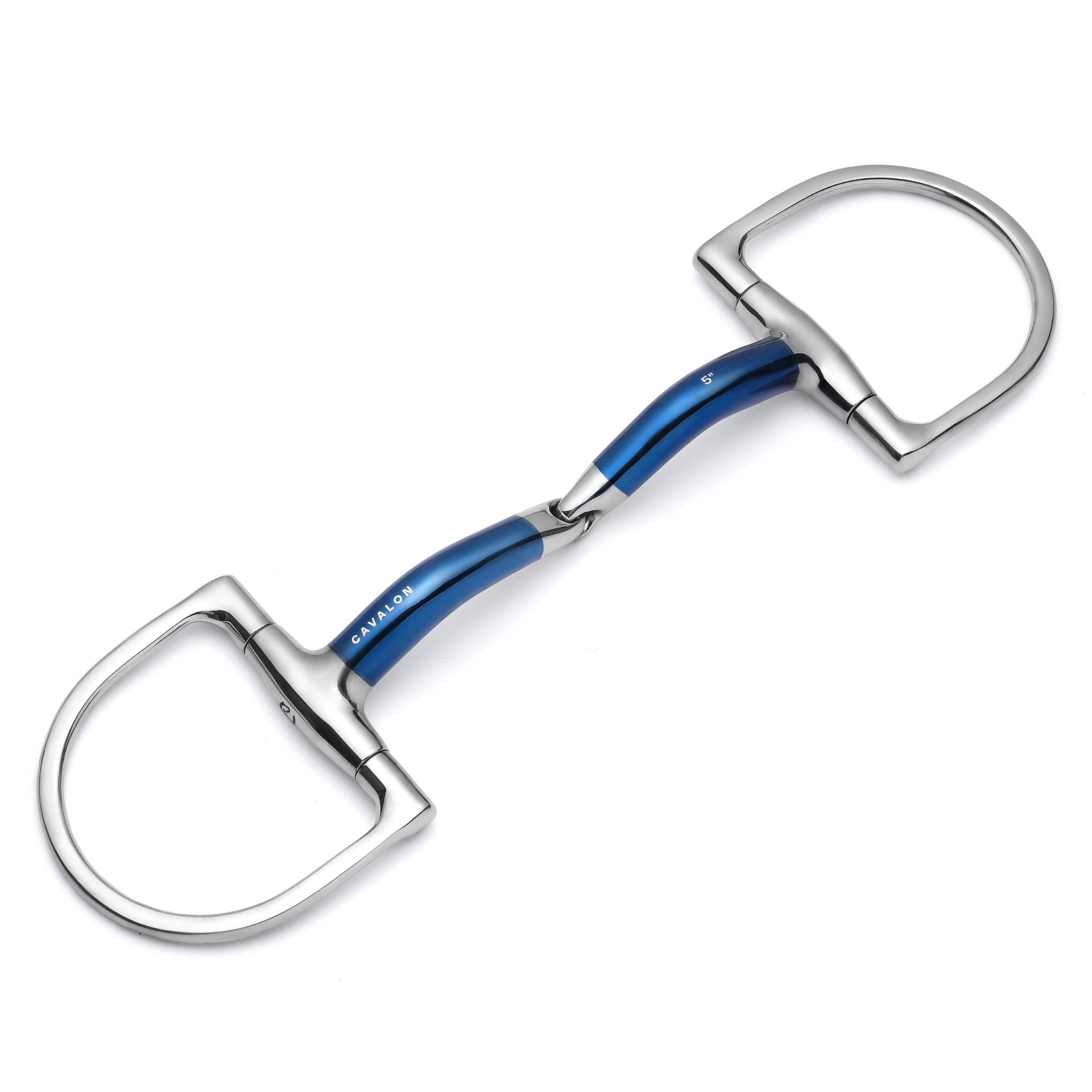 Hunter D-Ring Locking Single Joint Sweet Iron Snaffle