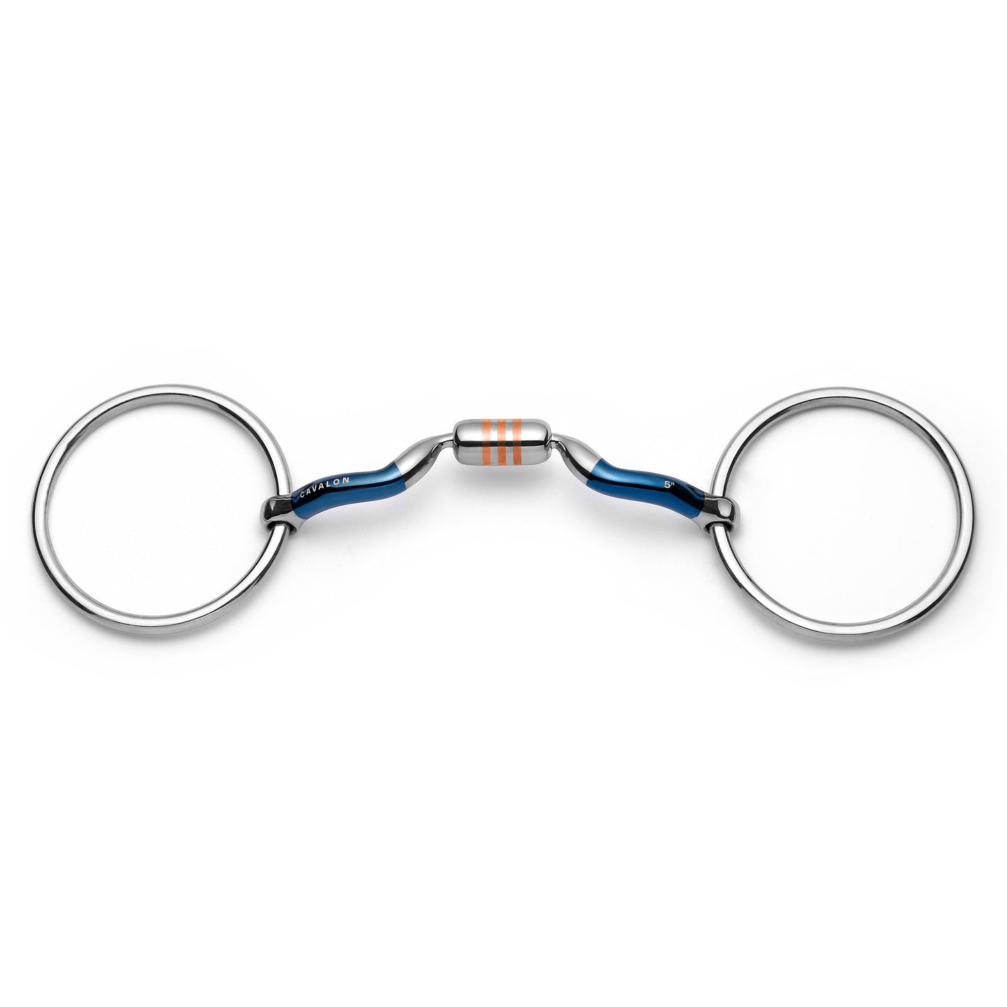 Cavalon Loose Ring Low Port Capsule Sweet Iron Snaffle Bit