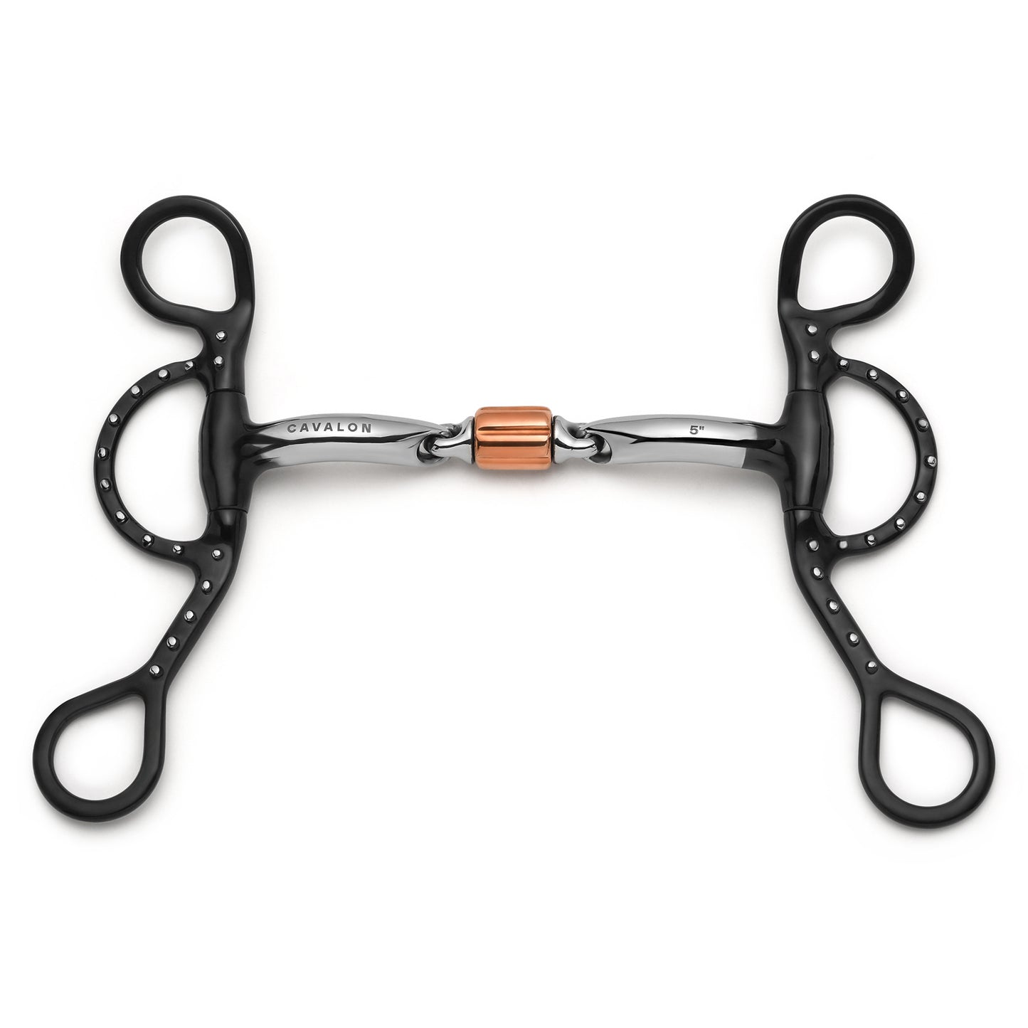 Argentine 3-Piece Cricket Roller Silver Dotted Curb