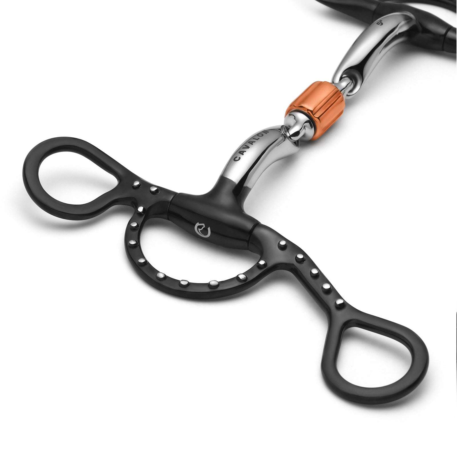 Argentine 3-Piece Cricket Roller Silver Dotted Curb