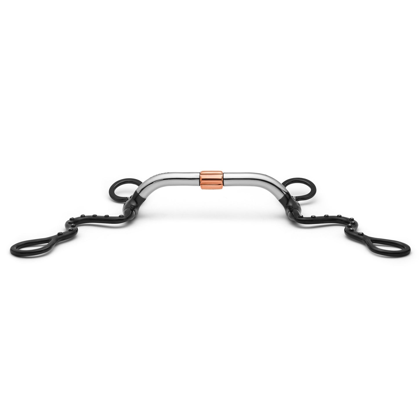 S Shank Pivot Cricket Roller Silver Dotted Curb