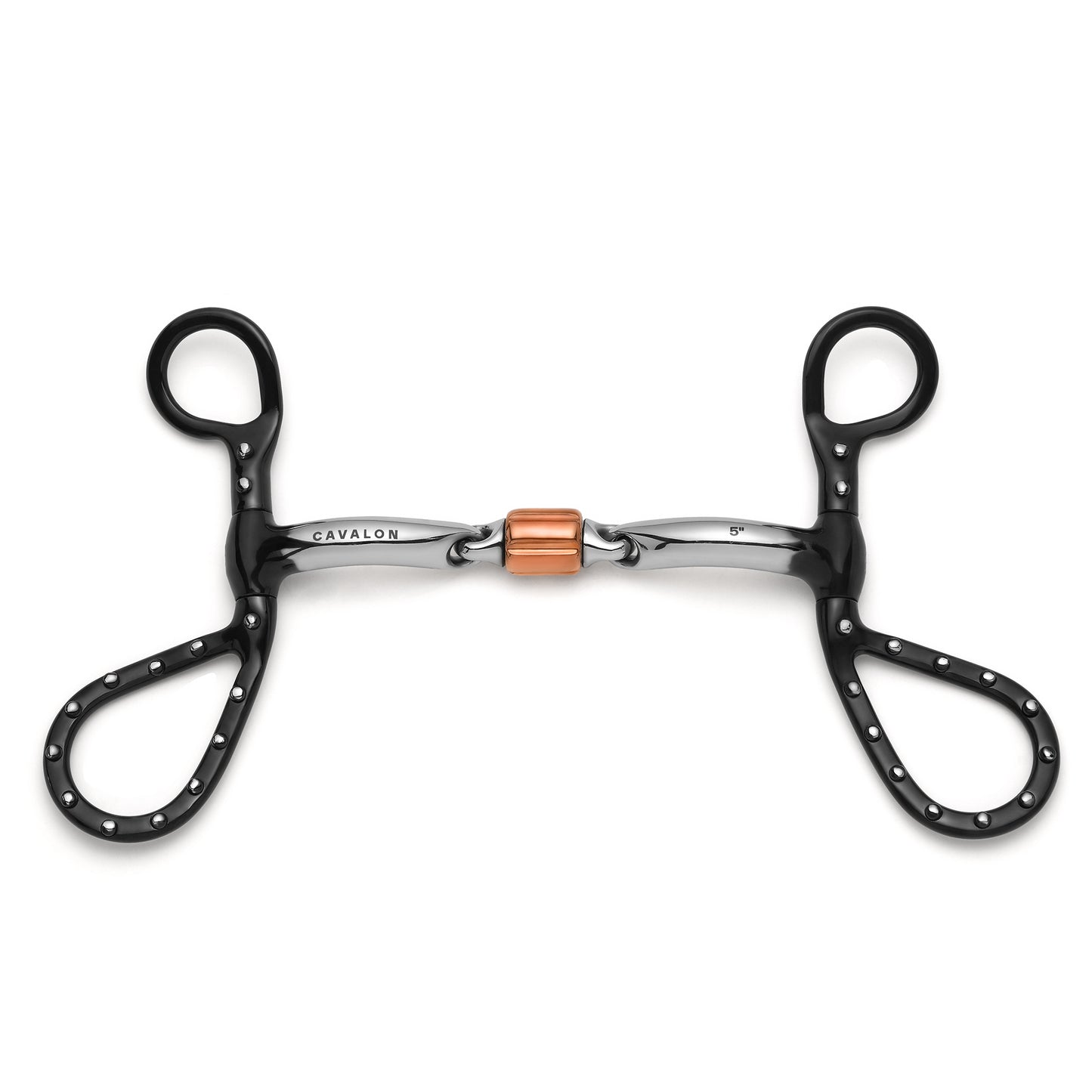 Teardrop Shank 3-Piece Cricket Roller Silver Dotted Curb