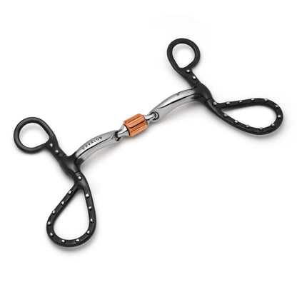 Teardrop Shank 3-Piece Cricket Roller Silver Dotted Curb