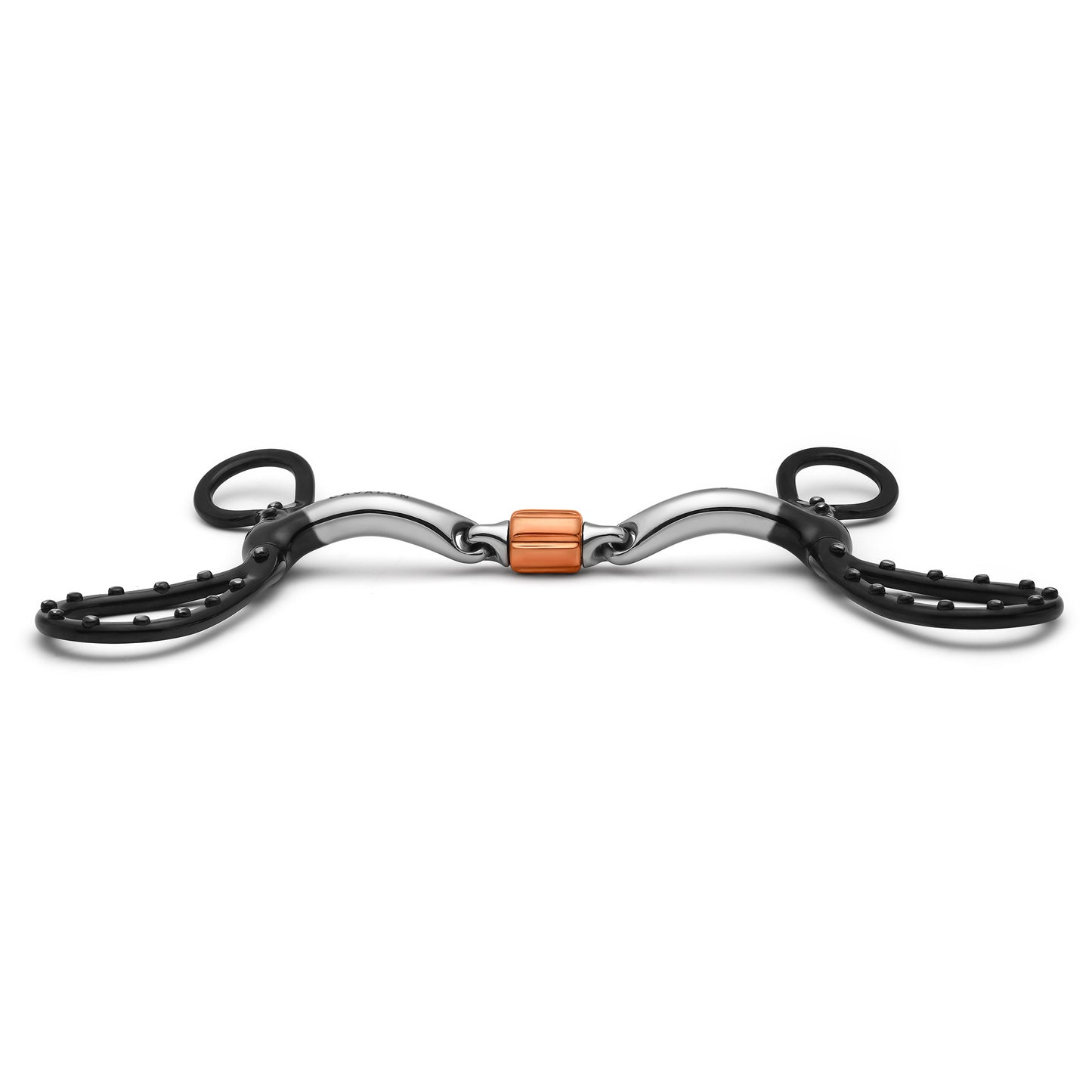 Teardrop Shank 3-Piece Cricket Roller Silver Dotted Curb