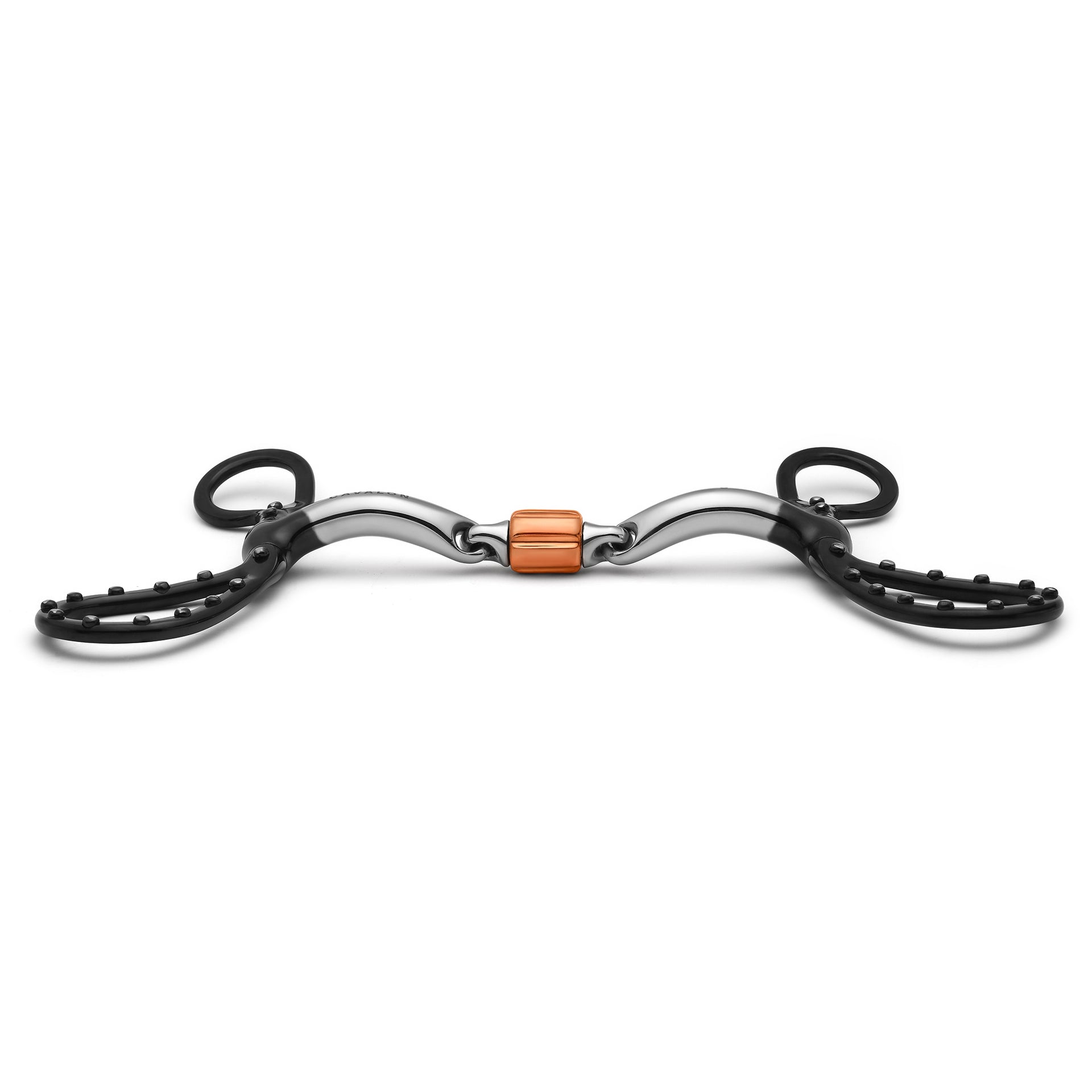 Teardrop Shank 3-Piece Cricket Roller Silver Dotted Curb