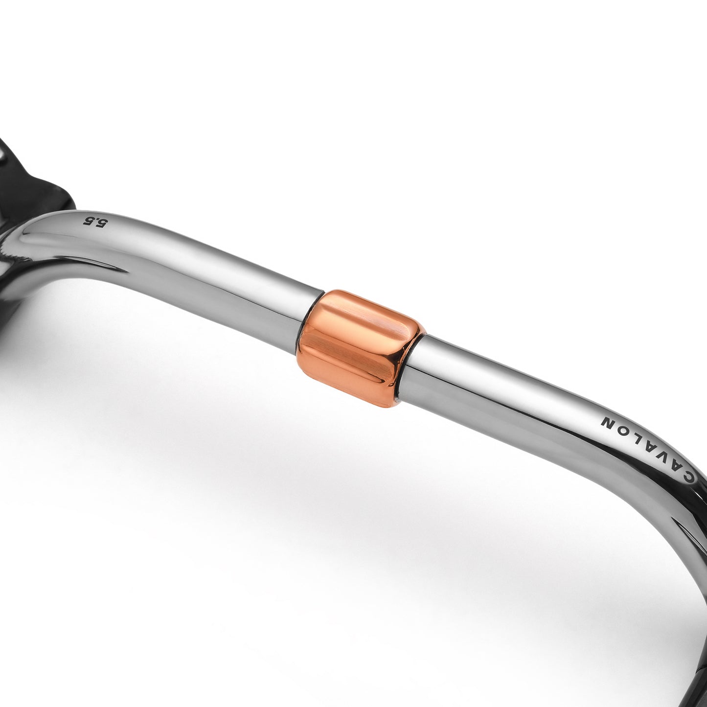 Baucher Pivot Cricket Roller Silver Dotted Snaffle