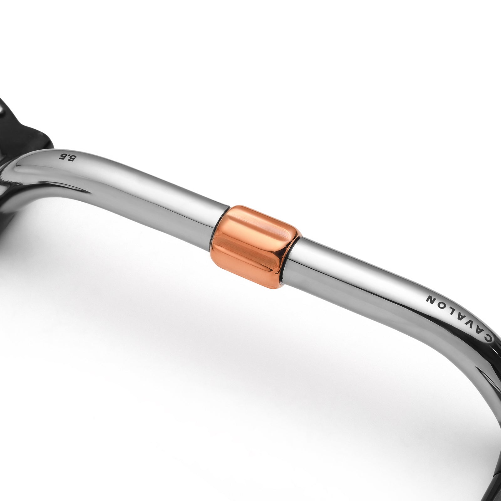 Baucher Pivot Cricket Roller Silver Dotted Snaffle